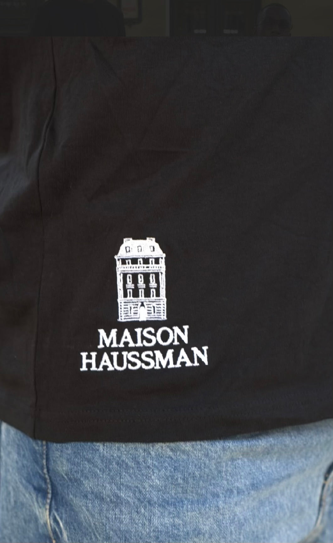 T-Shirt Nuit Sur Paris Noir