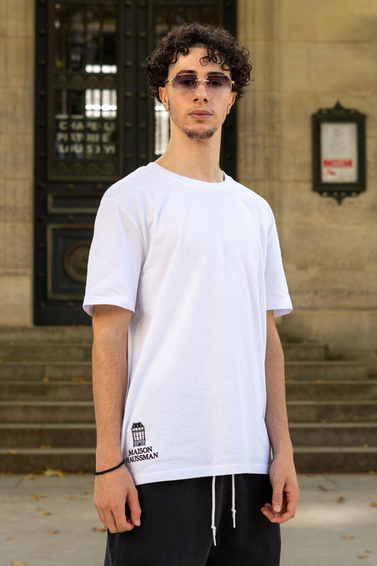 Tee-Shirt Nuit Sur Paris Blanc